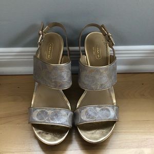 Coach classy wedges